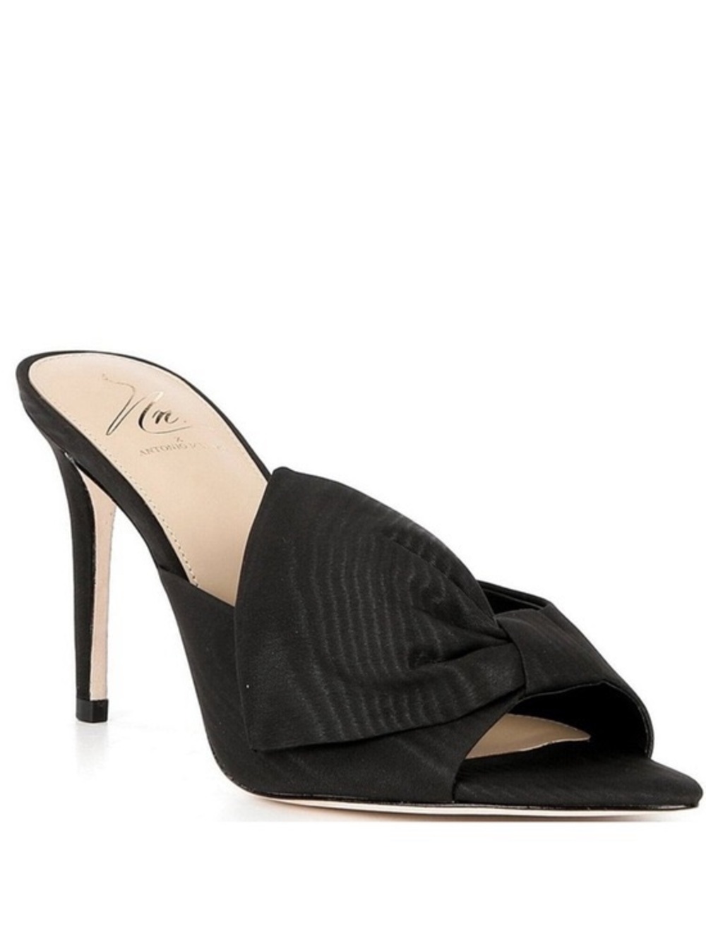 Antonio Melani x The Nat Note Julieta Bow Mule Heels Size 9 NWOB